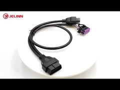 OBD 2 OBDII Obd2 Splitter Y 1 Kabel męski do 2 żeński dla samochodów Volkswagen Audi Porsche Skoda Bently