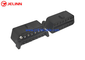 16 Pin J1962 OBD2 OBDII Female Connector with Straight Pins at The Back