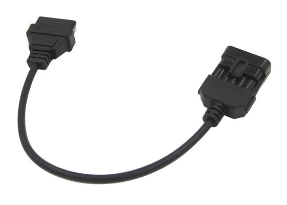 OBD2 OBDII J1962 Female to Opel 10 Pin OBD1 Male Connector Cable