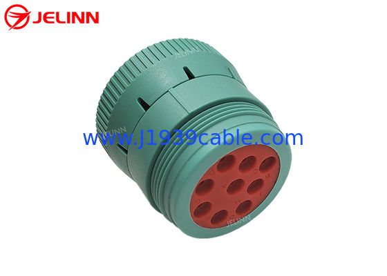 Green Type 2 Deutsch 9 Pin J1939 Female Connector with 9 PCS of Terminals