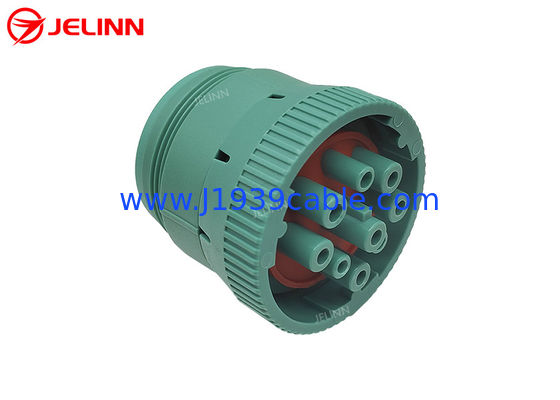 Green Type 2 Deutsch 9 Pin J1939 Female Connector with 9 PCS of Terminals