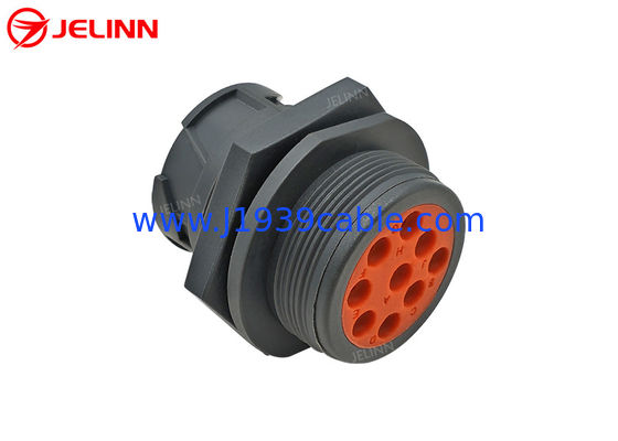 Threaded Type 1 Deutsch 9 Pin J1939 Male Plug Connector with 9 Pins