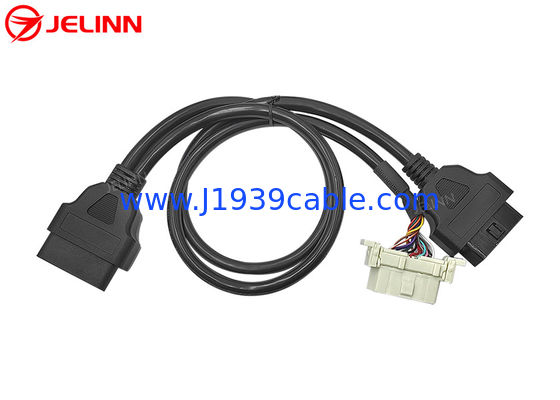 OBD2 OBDII Male to Honda OBD2 Female and OBD2 Female Splitter Y Cable
