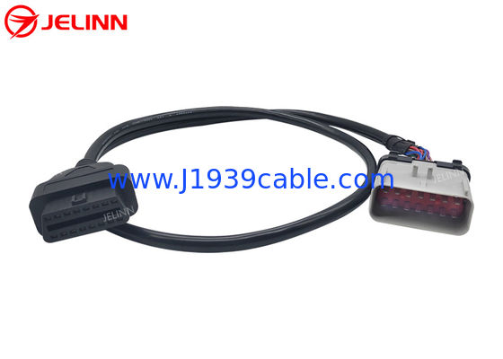 14 Pin RP1226 Kabel męski do OBD2 J1962 Kobiecy dla 2019 r. i nowszych ciężarówek w Ameryce Północnej
