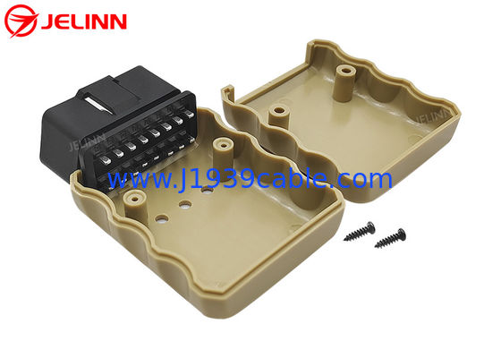 Niestandardowe obudowy OBD 2 Obudowa OBD2 i wtyczka męska z prostą szpilką