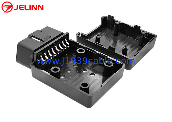 Obudowa obudowy OBD 2 Obudowa OBD2 i łącznik męski z zakrzywioną szpilką